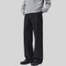 Men's Clothing & Archer0603 & Fleece Lined Thick Retro Raw Denim Black Jeans Wide Straight Leg Pants Loose, Versatile, Colorfast_viptrois.com