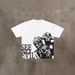 Men's Clothing Print Large Size Top Short Sleeve T Shirt_viptrois.com