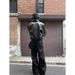 CT American Style Cleanfit Trendy Short Padded Shoulder Jacket For Men Spring And Autumn New Loose Leather Coat Outerwear_viptrois.com