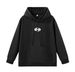 Men's Stylish Oversized Hooded Sweatshirt With Letter Print - Winter Casual Streetwear (Black, M-Xxxl)_viptrois.com