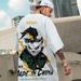 style T-shirt Men Ins Trendy Brand Loose Lovers Half Summer Fat Oversize China-Chic Large Short Sleeve_viptrois.com