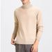 Pure European Trendy Brand High Neck Men's Autumn Winter 2024 New Knitted Sweater High-End Popular Base Shirt_viptrois.com