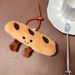Cute French Baguette Plush Bread Stick Doll Croissant Doll Keychain Pendant School Bag Ornament_viptrois.com