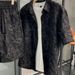 Men's Summer Casual Suit Embossed Floral Pattern Quick Drying Thin Two-Piece Set Short Sleeve Shirt And Shorts Trendy Clothing_viptrois.com