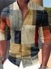Men's Clothing New Men's Long Sleeved Shirt 3D Digital Printing Trendy Casual Shirt_viptrois.com