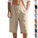 men's color blocked sweatpants shorts summer trendy straight leg loose fitting f point athletic pants_viptrois.com