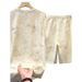 Men's Tie Dye Short Sleeve And Shorts Set Summer Style Embossed Steel Print Sports Vest Sleeveless T-Shirt Casual Men's Clothing_viptrois.com