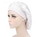 New Wide Brim Solid Color Sleeping Cap, Ladies Fashion Elastic Hair Care Cap, Satin Chemotherapy Cap, Washing Cap, Factory Direct Sales_viptrois.com