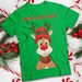 Funny Mens And Womens Playful Cartoon Reindeer Christmas T-Shirt Mens Womens Tees Top Tee #MC_viptrois.com