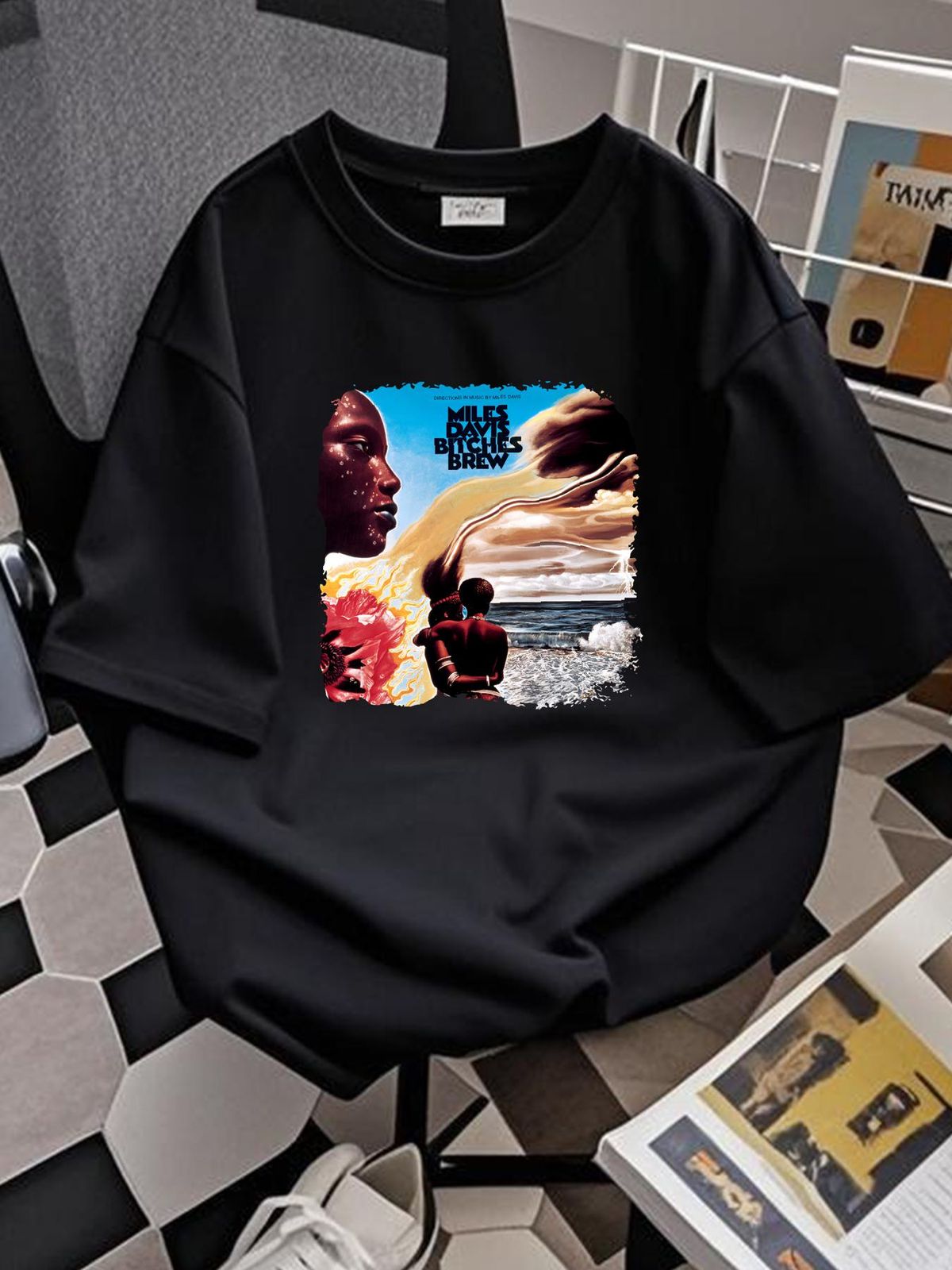 Miles Davis T Shirt Size S To 4XL Slightly Graphic Designer Clothes Unisex Comfortable Breathable Fashion Versatile Stretched Summer Soft_viptrois.com