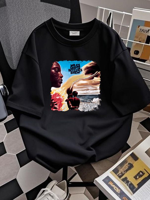 Miles Davis T Shirt Size S To 4XL Slightly Graphic Designer Clothes Unisex Comfortable Breathable Fashion Versatile Stretched Summer Soft_viptrois.com