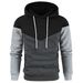 2023 New Color Block Fashion Sweatshirt Men's Casual Sports Top_viptrois.com
