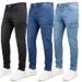 Men's Slim Fit Elastic Skinny Jeans Solid Color Style With Side Pockets New Version Hot Selling_viptrois.com