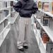 Men's Clothing Retro Casual West Coast Sweatpants High Street Kpop Hip Hop Rap Casual Pants Loose Straight Pants Y2k_viptrois.com