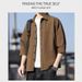 2026 Men's Mid Sleeve Shirt Pure Cotton Shirt Men's Full Cotton Seven Cent Sleeve Shirt Men's Premium Light Luxury Top_viptrois.com