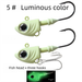 Fish Lead Head Hook With UV Soft Large Weight 40g 30g Luminous Bait Zhoushan Sea Fishing Bass Lure_viptrois.com