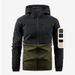 Men's Lightweight Hard Shell Jacket – Water-Resistant Outdoor Windbreaker (Army Green/Khaki/Dark Blue/Ivory, S-2XL)_viptrois.com