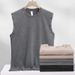 Cotton Vintage Washed Distressed Round-neck Loose Sleeveless Vest, Casual Men's Summer Short-sleeve T-shirt_viptrois.com