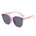 New 0014 Silicone Polarized Children's for Primary School Students Round Large Frame and Sunglasses_viptrois.com
