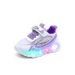 Spring And Autumn New 2025 Children's Sports Shoes Net Beaded LED Luminous Children's Shoes 1 6 Years Old Girls Sports Shoes Casual Shoes_viptrois.com