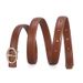 Belt For Female Students Genuine Leather Korean Style Simple Ladies Smooth Buckle Trouser Belt For Women Decorative Belt_viptrois.com