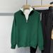 New American Fashion Retro Turtleneck Sweater Men's Autumn And Winter Half Zipper Versatile Bottoming Long Sleeve Sweater Trend_viptrois.com