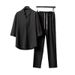Men's Clothing Light Luxury Ultra Thin Five Point Sleeve Suit Men's Summer Large Size Loose Mid Sleeve Two Piece Suit_viptrois.com