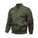 Pulse Army Green Baseball Men's Spring And Autumn High Street Retro Trendy Brand New American Workwear Bomber Jacket_viptrois.com