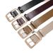New Wide Women, Textured PU Leather, Simple And Versatile With D-shaped Buckle, High-end Decorative Belt For Women_viptrois.com