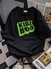 KIDZ BOP - Spooky Halloween Design T-Shirt Summer Print Round Neck Short Sleeve Stylish Stretched Versatile Female T-Shirt For Women Casual Streetwear Women Casual Slightly Top For Everyday Wear Comfortable Graphic Soft Breathable Designer Clothes_viptrois.com