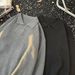 Men’s Retro Color-Block Polo Shirt – Oversized Half-Zip Pullover, Embroidered Lettering (Black/Gray, M-3XL)_viptrois.com