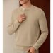 "Men's Henley Collar Knit Sweater – Lightweight Business Casual Pullover For Autumn & Winter"_viptrois.com