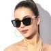 New Style Metal Twist Style High Definition Women's Sunglasses Outdoor Travel Street Shooting Essential Single Item Sunglasses T1382_viptrois.com