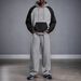 Men's Fleece-Lined Hooded Sweatshirt & Jogger Pants Set - Casual Loungewear With Color Block Design For Autumn Winter_viptrois.com