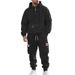 Men's Clothing Winter Heavy Velvet Men Casual Suit Loose Sports Multi Pocket Workwear_viptrois.com