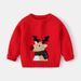 XUANMU Children's Christmas Sweater Cartoon Elk Boy Girl Sweater Fashion Trend Warm Winter Thick Sweater XB112_viptrois.com