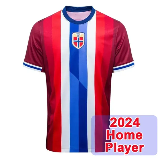 2024 NoRWaY Mens Player Soccer Jerseys National Team ODEGAARD HAALAND NUSA SORLOTH Home Away Football Shirts Adult Short_viptrois.com