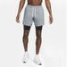 Men's Clothing Quick Drying Sports Shorts Men's Three Point Basketball Marathon Running Fitness Shorts Two Piece Anti Exposure Swimming Trunks_viptrois.com