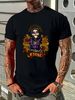 Gothic Skeleton Unisex T-Shirt Biker Skull Rock Punk Death Dead Grunge Horror Breathable Designer Clothes Soft Homme Stylish Versatile Fashion_viptrois.com