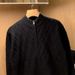 Loom European And American Simple Winter Thickened Warm Cardigan Men's Knitted Casual Diamond Jacquard Half Turtleneck_viptrois.com