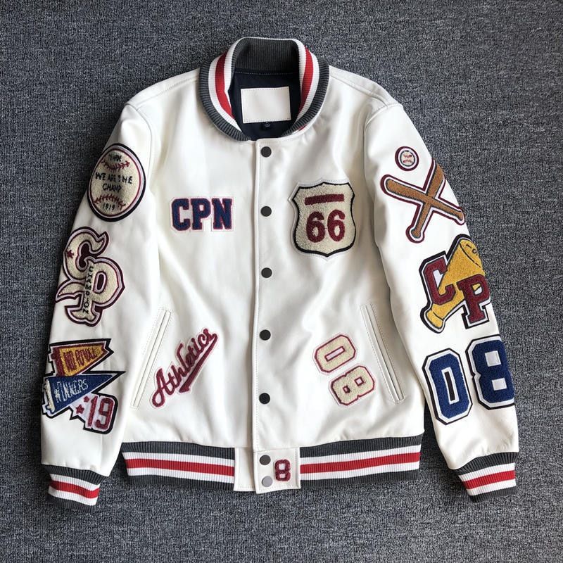 Men's Baseball Uniform Jacket Autumn 2025 Trendy Loose Short Button up Outerwear_viptrois.com