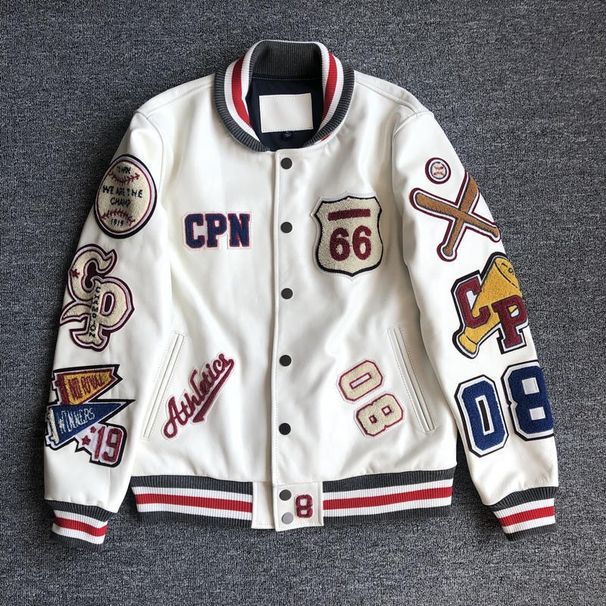 Men's Baseball Uniform Jacket Autumn 2025 Trendy Loose Short Button up Outerwear_viptrois.com