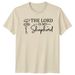 The Lord Is My Shepherd Christian Floral Faith T-Shirt Mens Womens Tees Top_viptrois.com