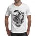 Men's Clothing Snake Retro Cross Border Fashion Brand Short Sleeve Round Neck Niche All Match T Shirt_viptrois.com