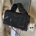 Handba For Women, Fashionable Patchwork Crossbody Niche And Versatile Casual Shoulder Ba, Simple Denim Small Square_viptrois.com