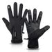 Pulse Warm Men's Autumn And Winter Cold-Proof Anti-Freeze Anti-Static Fleece-Lined Thickened Windproof Waterproof Touchscreen_viptrois.com