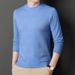 Men's Knit Sweater Winter Warm Ribbed High Neck Pullover Casual Slim Fit Long Sleeve Tops_viptrois.com