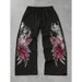 Urban Streetwear Drop-Crotch Pants For Men – Oversized Cotton Hip-Hop Joggers With Drawstring Waist (Black/Gray, S-XXXL)_viptrois.com