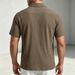 Men's Clothing Men's Summer Shirts Casual Button Down Collared Short Sleeved Style Shirts For Formal & Casual_viptrois.com