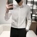 Letter Long Sleeved Shirt, Loose Fitting Shirt, Men's Summer Trend Versatile Casual Jacket_viptrois.com